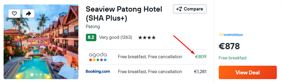 Seaview Patong Hotel (SHA Plus+)