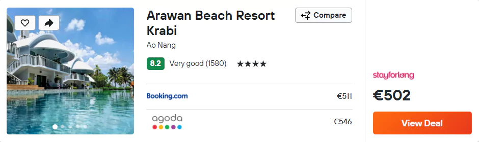 Arawan Beach Resort Krabi