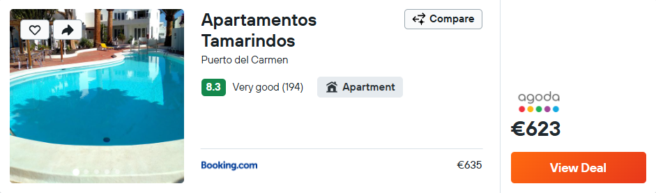 Apartamentos Tamarindos