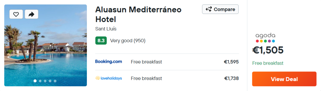 Aluasun Mediterráneo Hotel