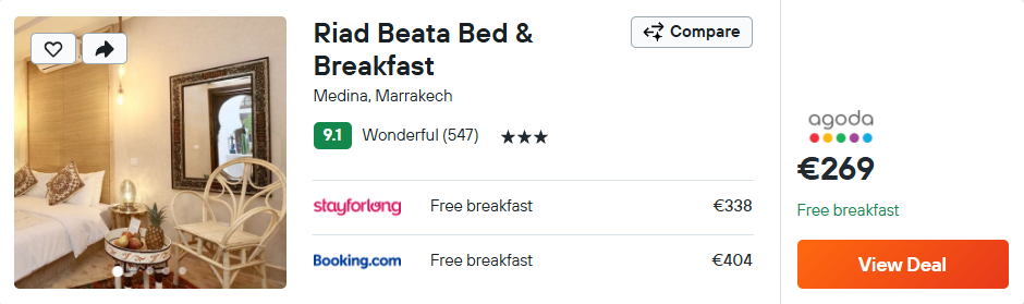 Riad Beata Bed & Breakfast