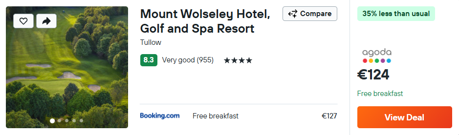 Mount Wolseley Hotel, Golf and Spa Resort